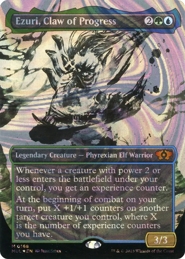 Ezuri Claw of Progress (Halo Foil) [Multiverse Legends] - MTG Single