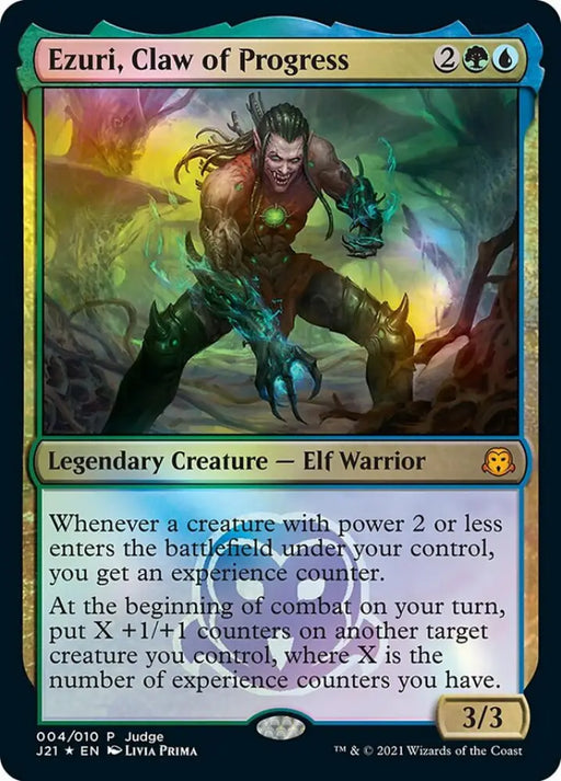 Ezuri Claw of Progress [Judge Gift Cards 2021] - MTG Single