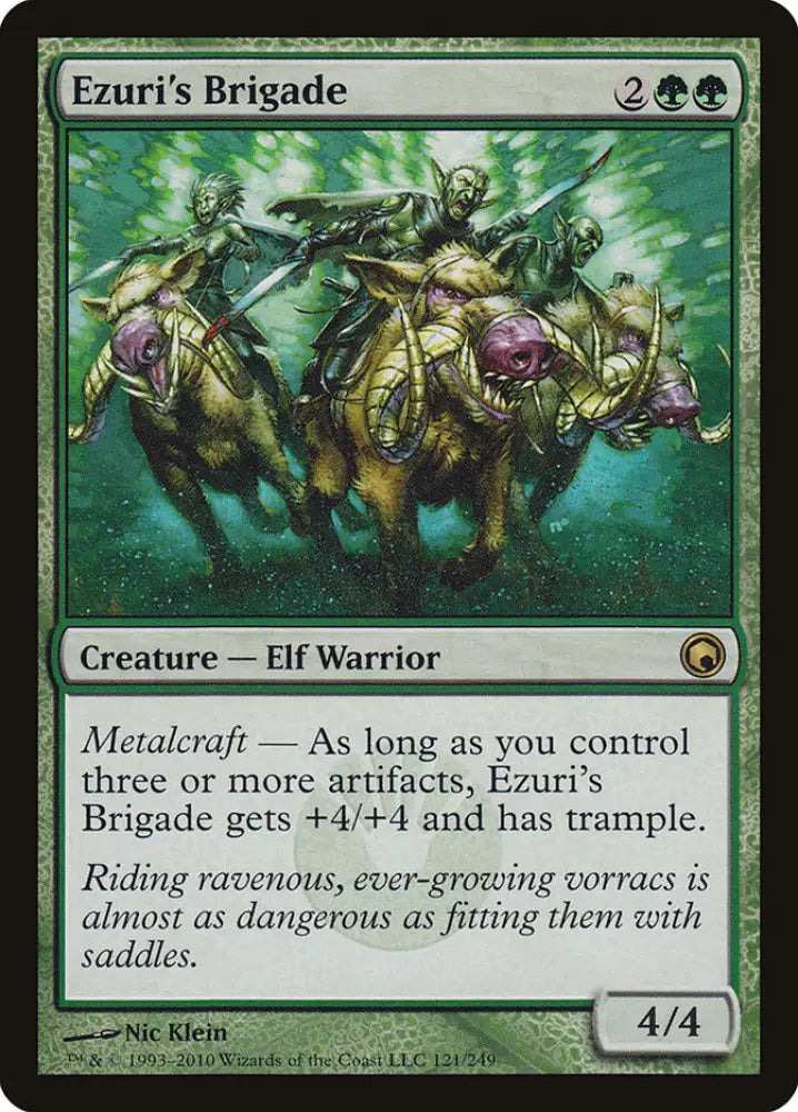 Ezuri’s Brigade [Scars of Mirrodin] - MTG Single
