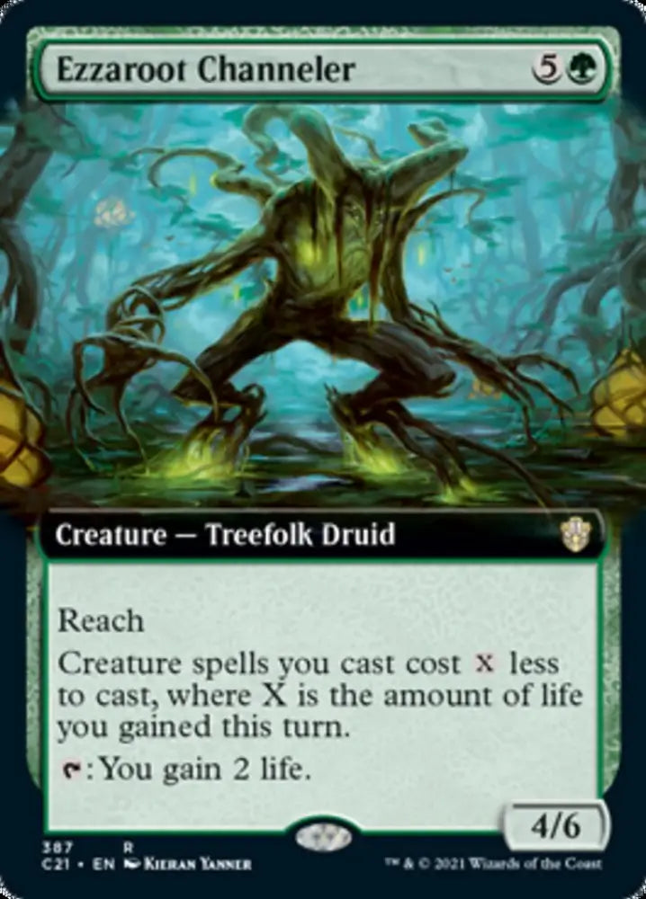Ezzaroot Channeler (Extended Art) [Commander 2021] - MTG Single