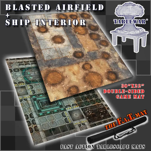F.A.T. Mats: Ship Interior/Blasted 30’’X22’’ (Preorder) - Miniature Games