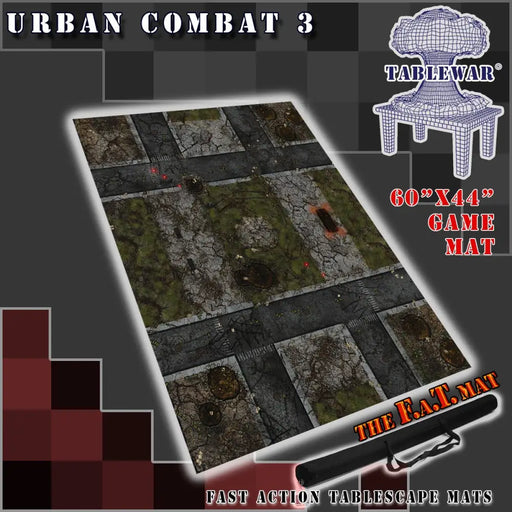 F.A.T. Mats: Urban Combat 60’’x44’’ (Cannot be shipped) - Miniature Games