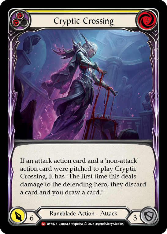 Cryptic Crossing [Dynasty] Rainbow Foil