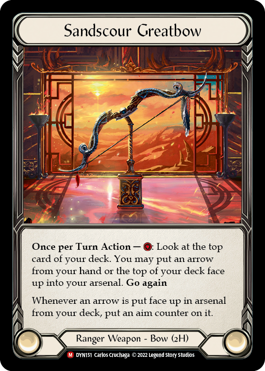 Sandscour Greatbow [Dynasty] Rainbow Foil