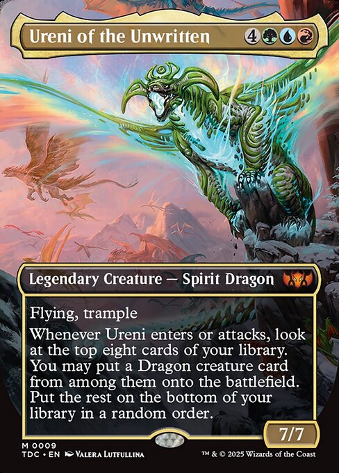 Ureni of the Unwritten (9) [Tarkir: Dragonstorm Commander]