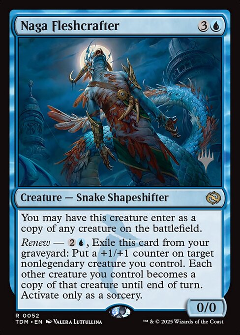 Naga Fleshcrafter (52p) [Tarkir: Dragonstorm Promos]
