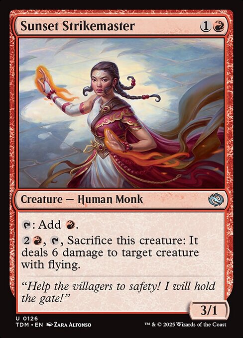 Sunset Strikemaster (126) [Tarkir: Dragonstorm]