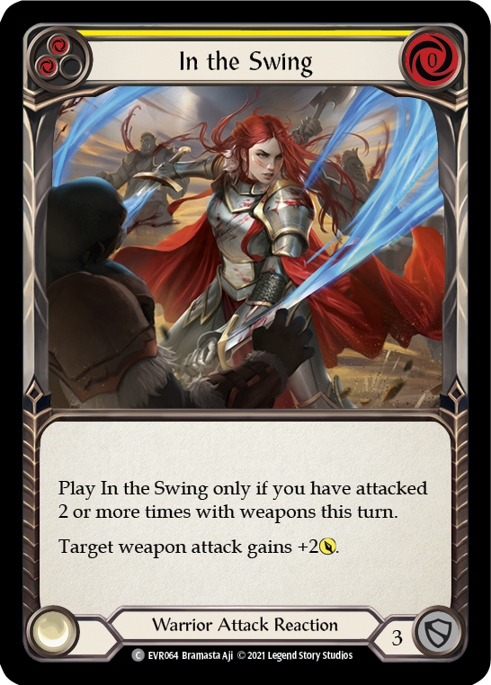 In the Swing (Yellow) [Everfest] 1st Edition Rainbow Foil