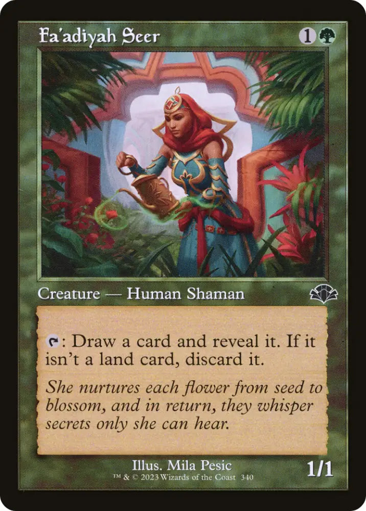 Fa’adiyah Seer (Retro) [Dominaria Remastered] - MTG Single