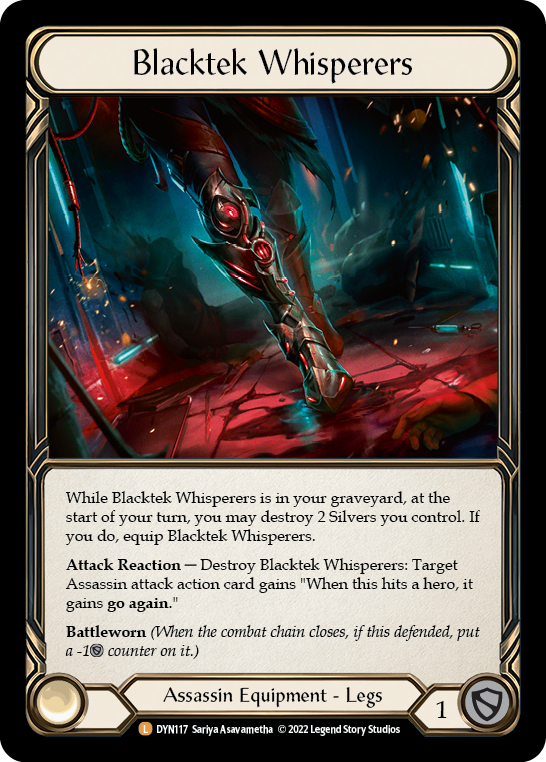 Blacktek Whisperers [Dynasty] Cold Foil
