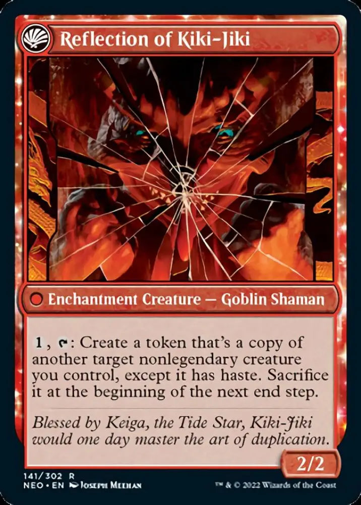 Fable of the Mirror-Breaker // Reflection of Kiki-Jiki [Kamigawa: Neon Dynasty] - MTG Single