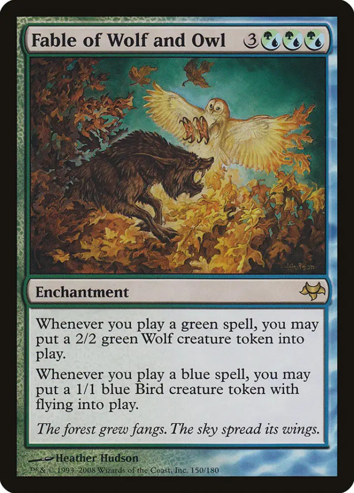Fable of Wolf and Owl [Eventide] - MTG Single