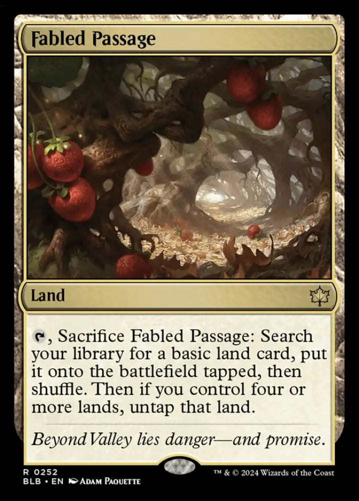 Fabled Passage [Bloomburrow] - MTG Single