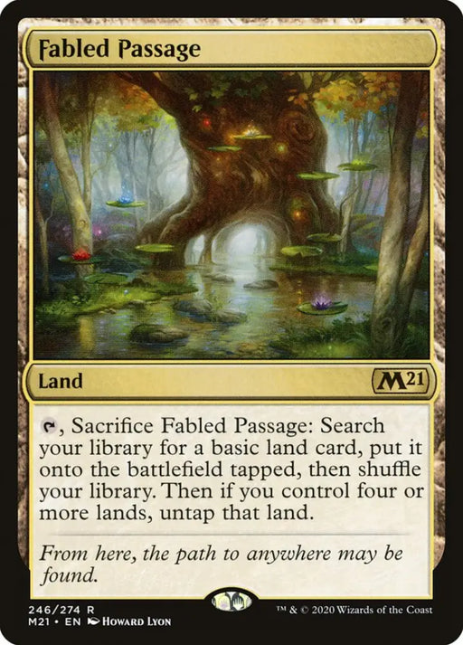 Fabled Passage [Core Set 2021] - MTG Single