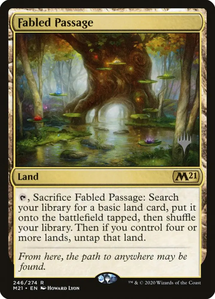 Fabled Passage (Promo Pack) [Core Set 2021 Promos] - MTG Single
