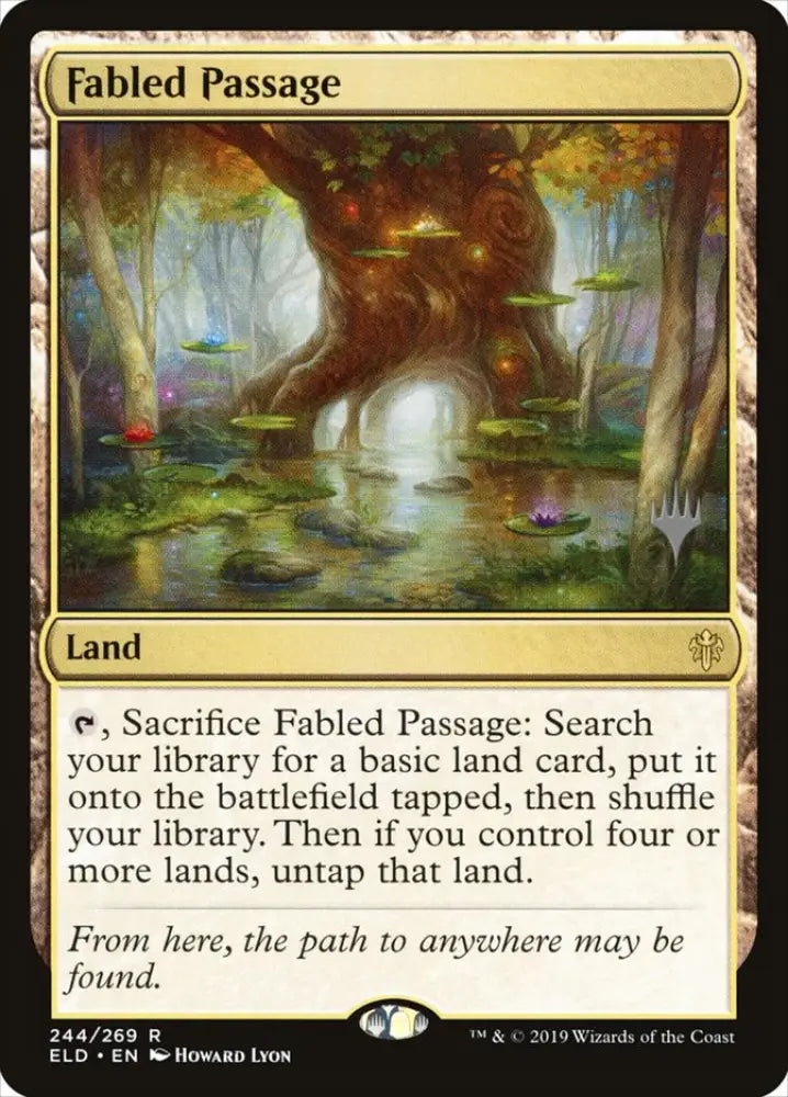 Fabled Passage (Promo Pack) [Throne of Eldraine Promos] - MTG Single