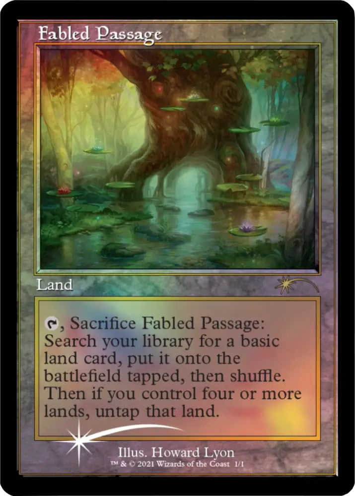 Fabled Passage (Promo) [Wizards Play Network 2021] - MTG Single