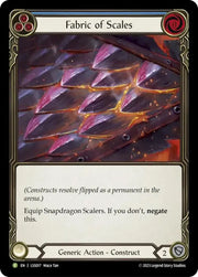 Fabric of Scales [LSS017] (Promo) Cold Foil - Flesh And Blood Single