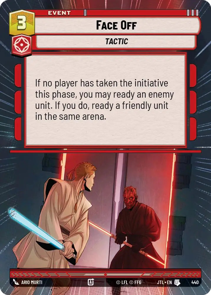 Face Off (Hyperspace) (440) [Jump to Lightspeed] - Star Wars: Unlimited Single