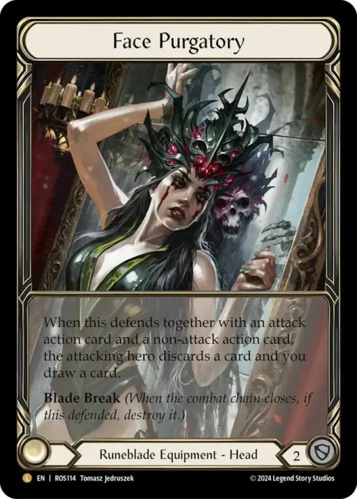 Face Purgatory (Extended Art) [Rosetta] Cold Foil - Flesh And Blood Single