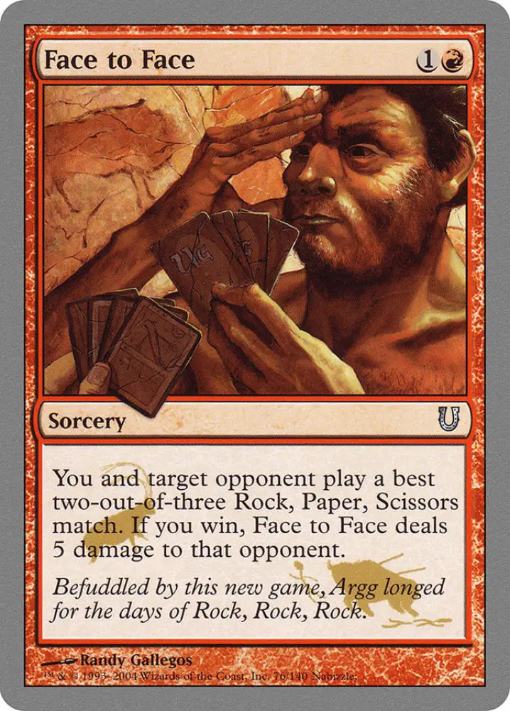 Face to Face [Unhinged] - MTG Single