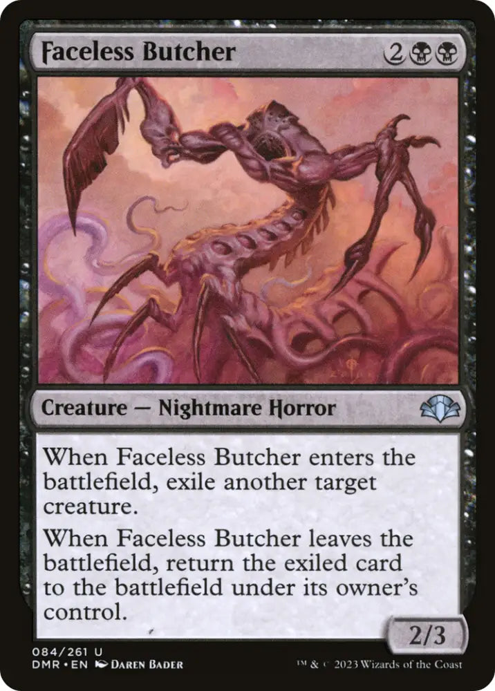 Faceless Butcher [Dominaria Remastered] - MTG Single