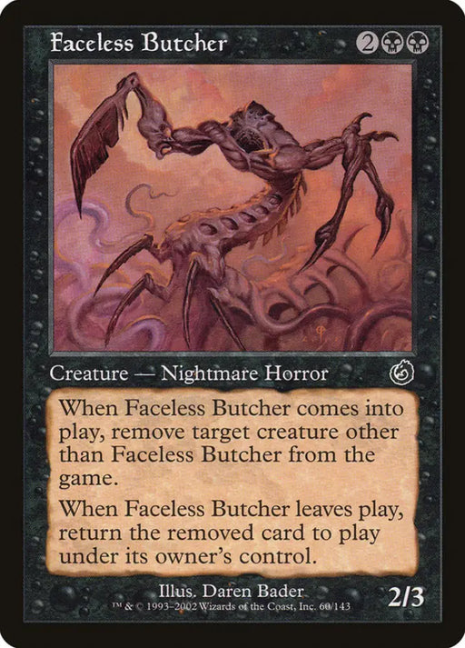 Faceless Butcher [Torment] - MTG Single