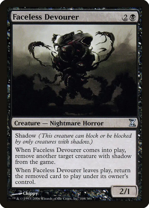 Faceless Devourer [Time Spiral] - MTG Single