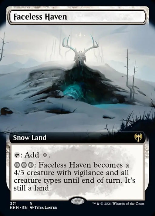 Faceless Haven (Extended Art) [Kaldheim] - MTG Single