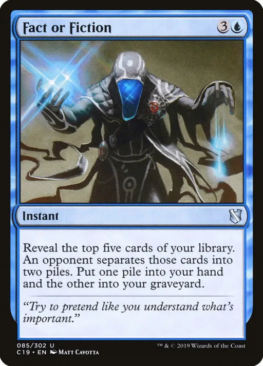 Fact or Fiction [Commander 2019] - MTG Single
