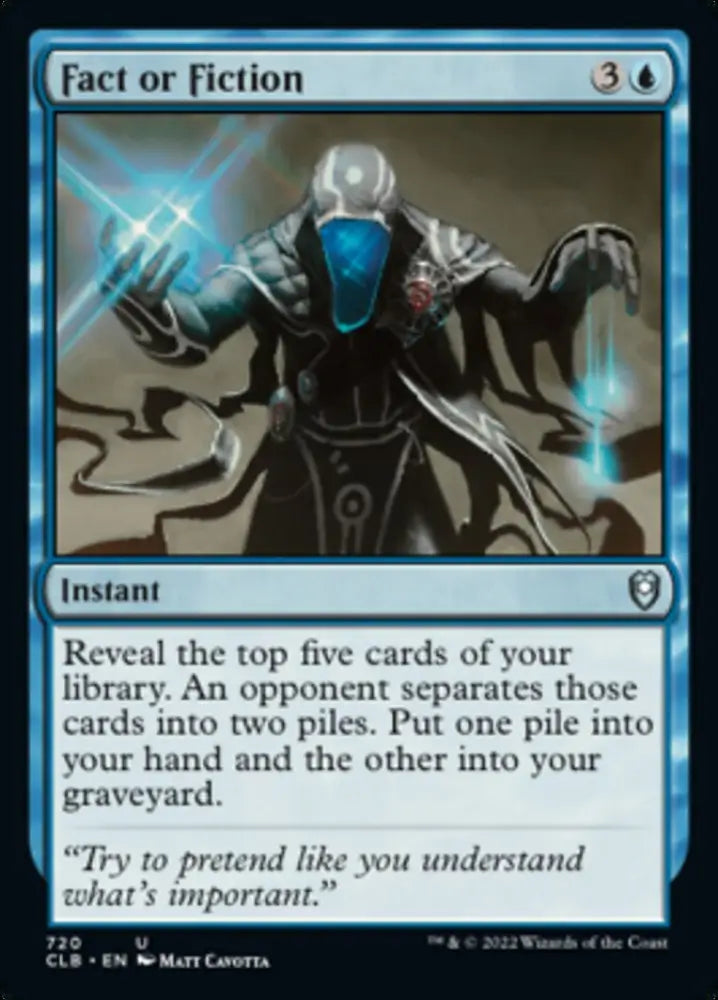 Fact or Fiction [Commander Legends: Battle for Baldur’s Gate] - MTG Single