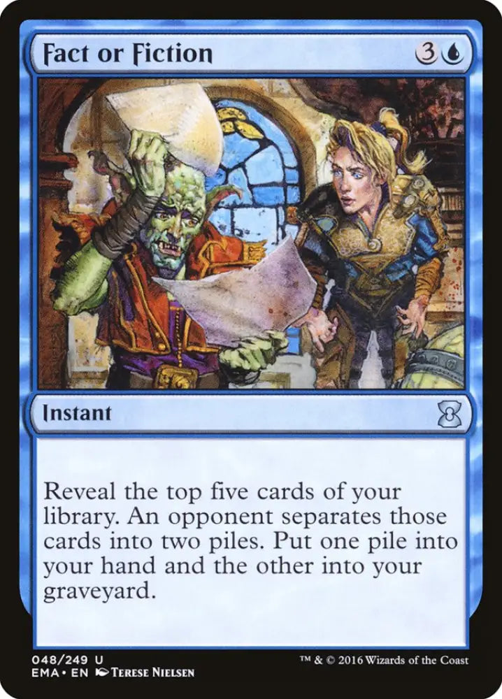 Fact or Fiction [Eternal Masters] - MTG Single