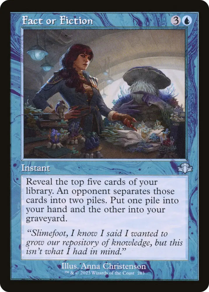 Fact or Fiction (Retro) [Dominaria Remastered] - MTG Single