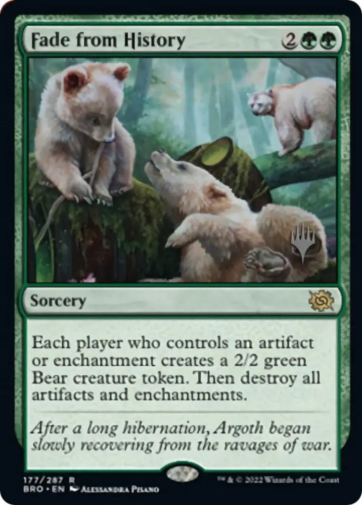 Fade from History (Promo Pack) [The Brothers’ War Promos] - MTG Single