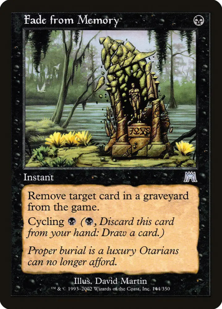 Fade from Memory [Onslaught] - MTG Single