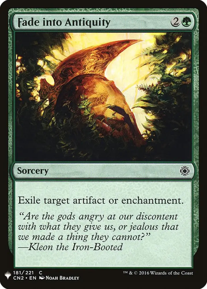 Fade into Antiquity [Mystery Booster] - MTG Single