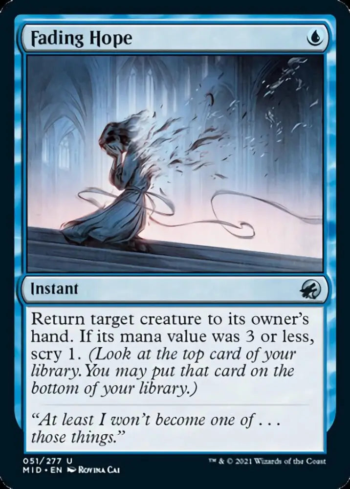 Fading Hope [Innistrad: Midnight Hunt] - MTG Single