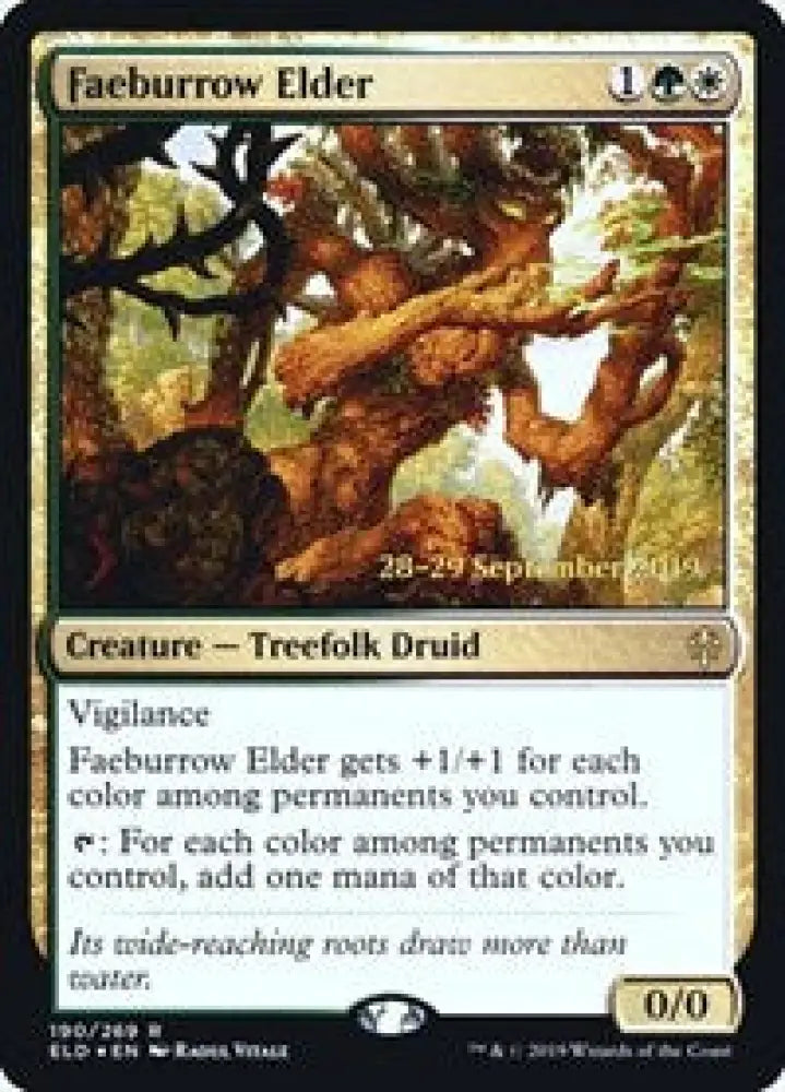 Faeburrow Elder (190) [Prerelease Cards]