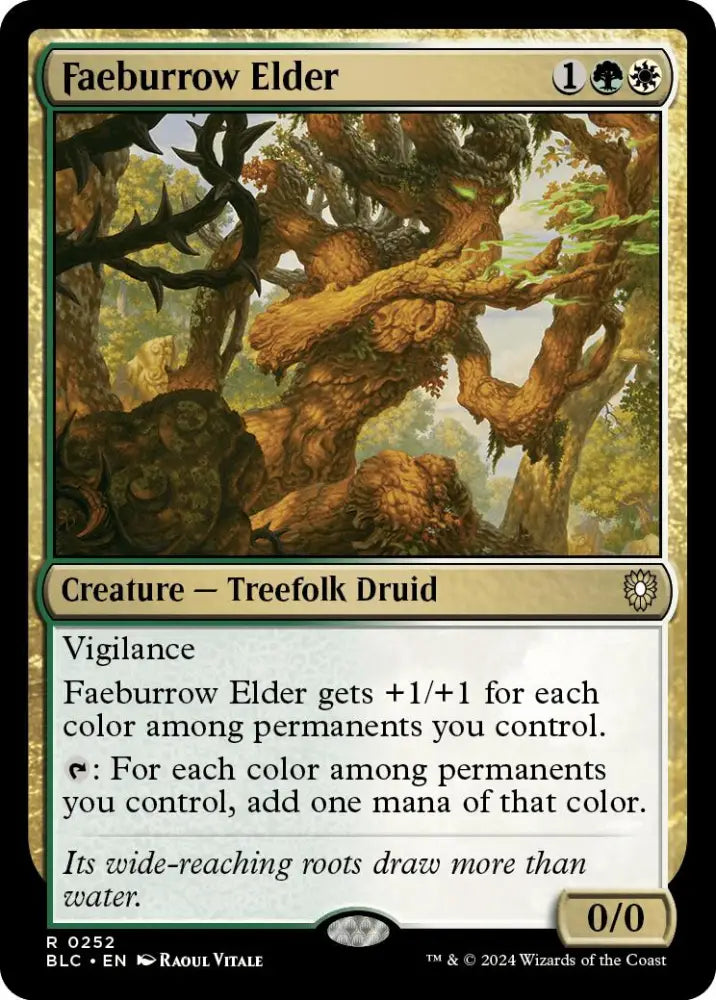 Faeburrow Elder [Bloomburrow Commander] - MTG Single