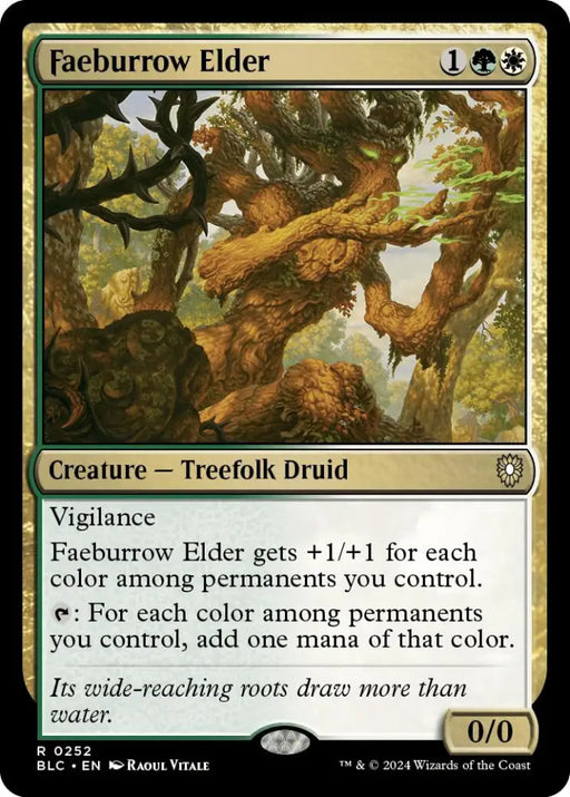 Faeburrow Elder [Bloomburrow Commander] - MTG Single