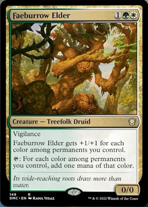 Faeburrow Elder [Dominaria United Commander] - MTG Single