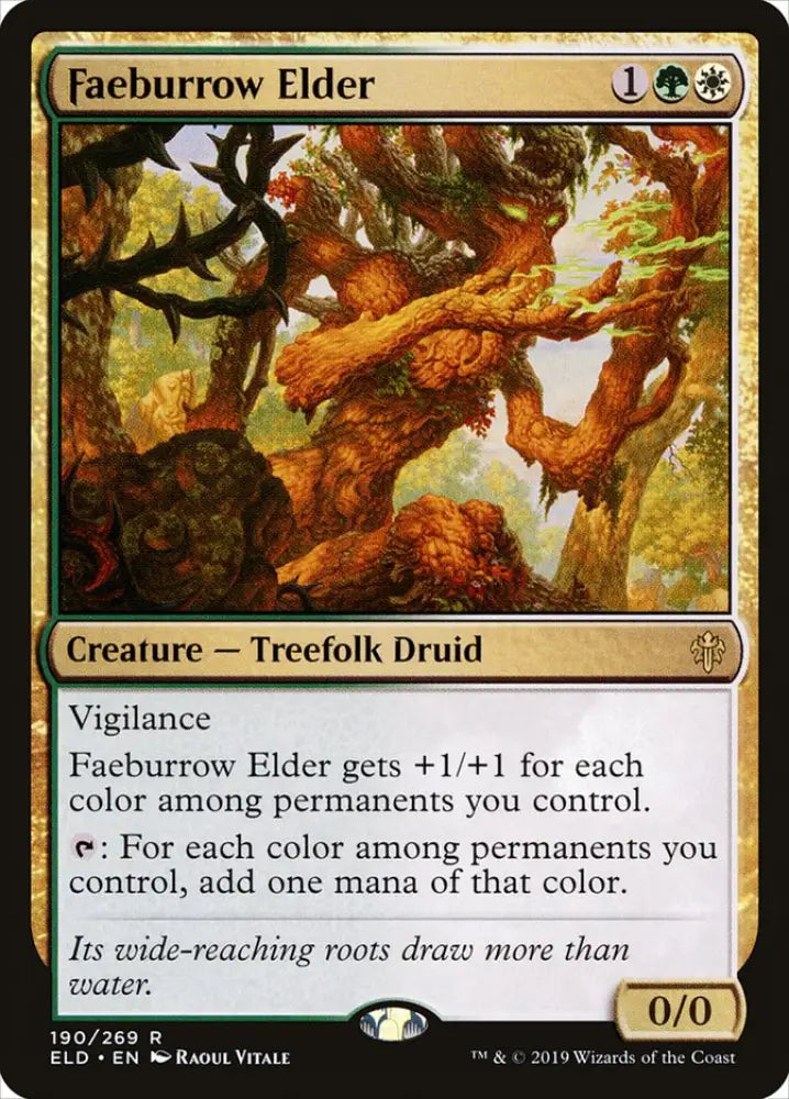Faeburrow Elder [Throne of Eldraine] - MTG Single