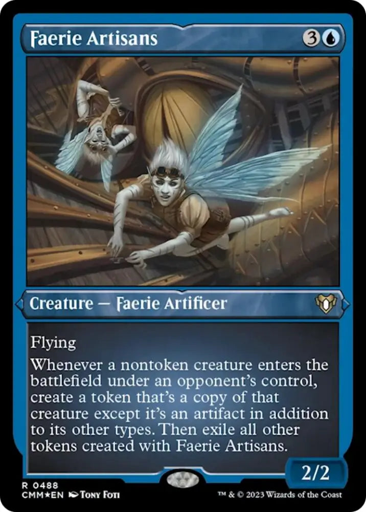 Faerie Artisans (Foil Etched) [Commander Masters] - MTG Single