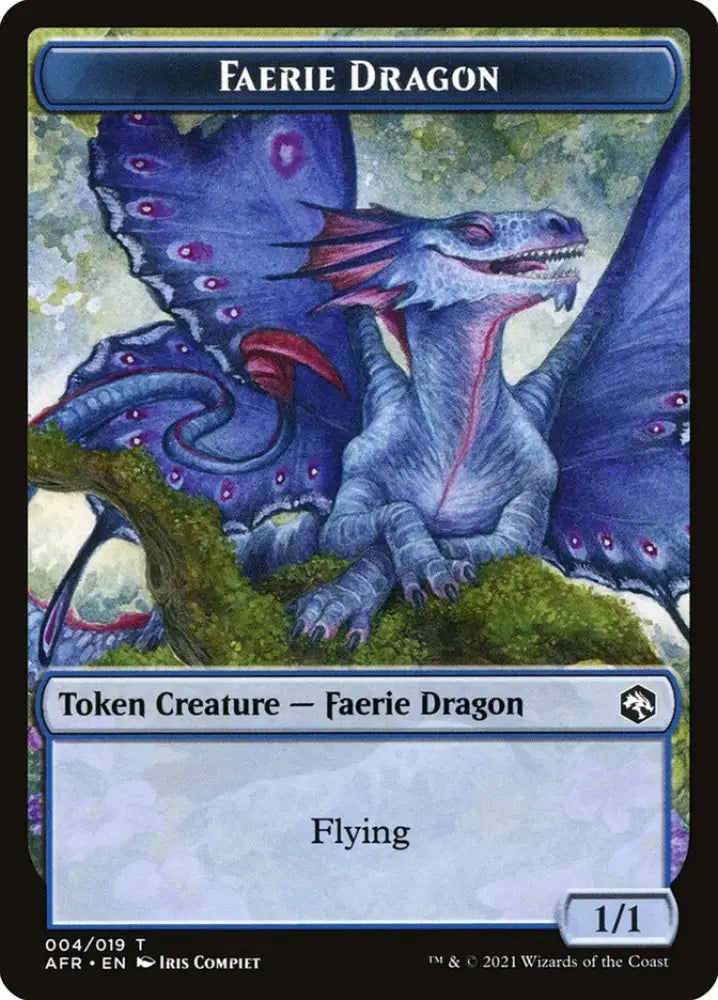 Faerie Dragon Token [Dungeons & Dragons: Adventures in the Forgotten Realms Tokens] - MTG Single