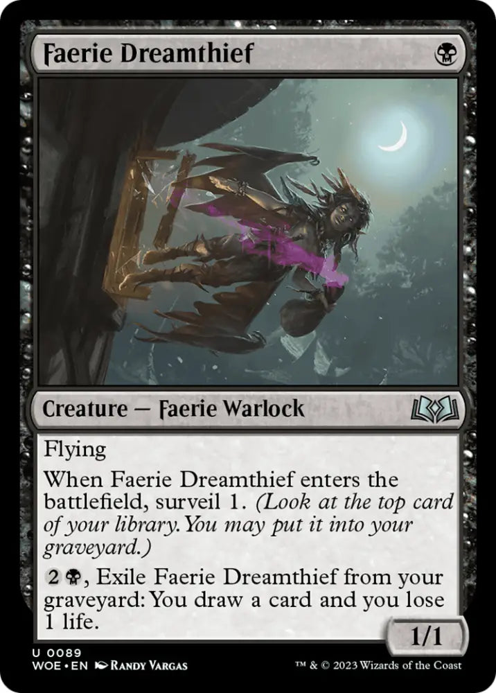 Faerie Dreamthief [Wilds of Eldraine] - MTG Single