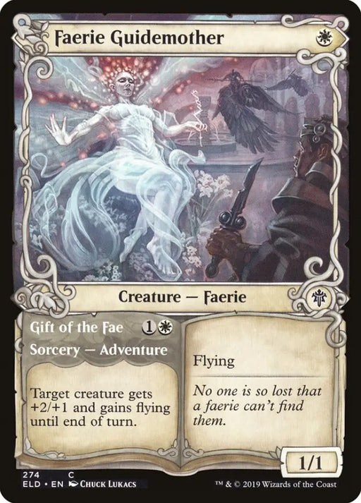 Faerie Guidemother // Gift of the Fae (Showcase) [Throne of Eldraine] - MTG Single