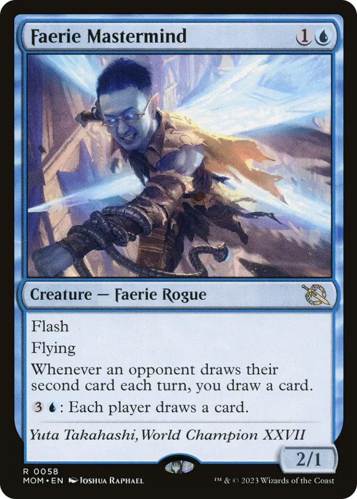Faerie Mastermind [March of the Machine] - MTG Single