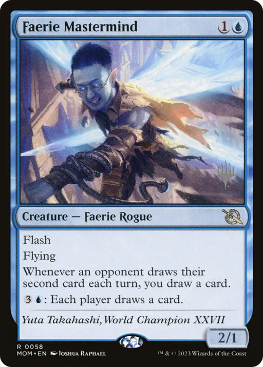 Faerie Mastermind (Promo Pack) [March of the Machine Promos] - MTG Single