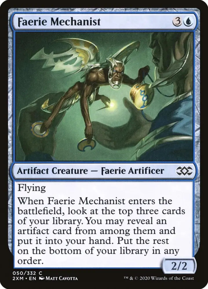 Faerie Mechanist [Double Masters] - MTG Single