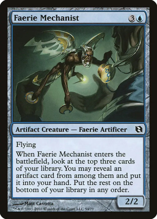 Faerie Mechanist [Duel Decks: Elspeth vs. Tezzeret] - MTG Single